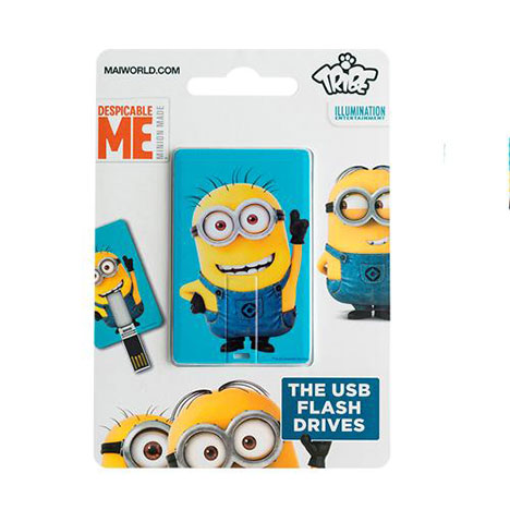 1 In A Minion 8GB Minions USB Flash Pen Drive Card   Angle 1